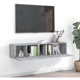 The Living Store Komplet TV omaric 2-delni siv sonoma inženirski les - Komplet TV Omaric, (21374153) Cene