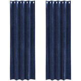  Zavjese za zamračivanje 2 pcs Tamno plava 140 x 225 cm Baršun | shoptok.hr