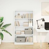  Regal za knjige bijeli 80x24x143 cm konstruirano drvo | shoptok.hr