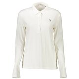 U.S. Polo Assn. US POLO LONG SLEEVE POLO WOMAN WHITE | shoptok.hr