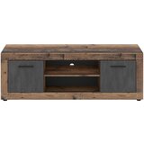 Modern Living nizka omarica luna, antracit, stari hrast | Shoptok.si