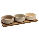  SET ZDJELICA 3/1 NA DRVENOM PODLOŠKU 32CM TAPAS Cijene