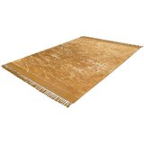 Kayoom RAVNO TKANA PREPROGA 160/230 cm taftano zlate barve | Shoptok.si