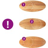 vidaXL Stolna ploča svjetlosmeđa 140x60x2 cm ovalna masivna hrastovina | shoptok.hr
