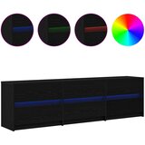 TV Jedinice 2 pcs Crni hrast 180 x 34 x 50 cm Konstruirano drvo | Eponuda.com