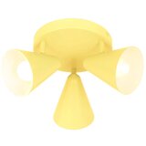 Candellux Lighting rumena stropna svetilka s kovinskim senčilom 34x34 cm amor | Shoptok.si