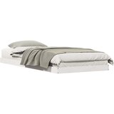  Krevetna konstrukcija Bijelo 80 x 210 cm Čvrsto borovo drvo | shoptok.hr