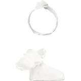 komplet 2v1 (nogavičke, trak za lase) white lace