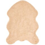 vidaXL Lažni Ovčji Tepih Bež 80 x 120 cm Poliester | shoptok.hr