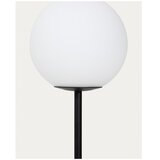 Kave Home Bela/črna stoječa svetilka s steklenim senčilom (višina 155 cm) Brisia – | Shoptok.si