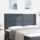  LED glava kreveta Tamno siva 180 cm Baršun | shoptok.hr