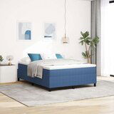  Krevet sa box springom s madracem plavi 140x200 cm kordura | shoptok.hr