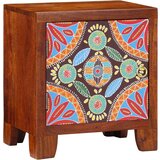 vidaXL Noćni ormarić 40x30x45 cm puno drvo bagrem | shoptok.hr