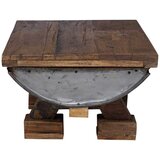 vidaXL Klubska miza Reciklirana naravna barva 90 x 50 x 35 cm les, (5000120537) | Shoptok.si