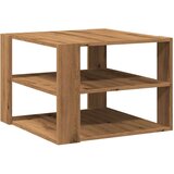 vidaXL Klubska mizica artisan hrast 58x58x40 cm inženirski les | Shoptok.si