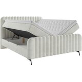 MID.YOU POSTELJA Z VZMETNICO 200 cm x 200 cm , les, tekstil, leseni material bež | Shoptok.si