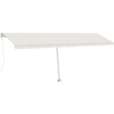 Tenda na ručno uvlačenje s LED svjetlima 600 x 300 cm krem | shoptok.hr