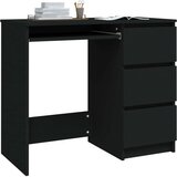  Pisalna miza črna 90x45x76 cm iverna plošča, (20608786) | Shoptok.si