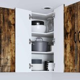  Zidni kutni ormar PORTO Dimljeni hrast 57 x 57 x 80 cm | Eponuda.com