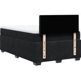  Krevet box spring s madracem crni 120 x 190 cm baršunasti | shoptok.hr