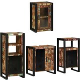vidaXL Set namještaja za kupaonicu Zidne 4 pcs Čvrsto reciklirano drvo | shoptok.hr