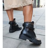 Gemre Black ankle boots with decorative strap Domus | Shoptok.si