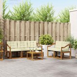  Set vanjskih sofa 6 kom. Prirodna i krem | shoptok.hr