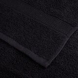 Premium ručnici za ruke SOLUND 2 kom. crni 50x100 cm 600 g/m² - Crna 50 x 100 cm 2 | shoptok.hr