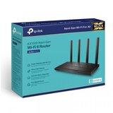 Tp-link Router AX1500 Wi-Fi 6; 5 GHz: 1201 Mbps (802.11ax)2.4 GHz: 300 Mbps (802.11n); 1× Gigabit WAN Port + 3× Gigabit LAN Ports; WPS/Reset Button; Four Ext. Antennas; Ext. Power Supply: 12V/1A; OFDMA and MU-MIMO technology | shoptok.hr