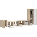 vidaXL Komplet TV omaric 3 pcs Sonoma hrast Konstruiran les, (5000132132) | Shoptok.si