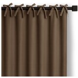Restilo Smeđa zavjesa za djelomično zamračenje 140x250 cm Carli Tie – Cijene