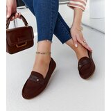 Gemre Brown Fabric Loafers Fombio | shoptok.hr