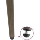  Noge za klub stolić konusnog oblika 4 kom prirodni čelik 30-31 cm čelik | shoptok.hr