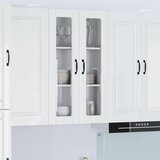  Zidni stakleni ormarić Visoki sjaj bijela 60 x 31 x 100 cm | shoptok.hr