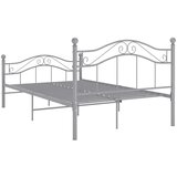  Za krevet sivi metalni 120 x 200 cm | shoptok.hr