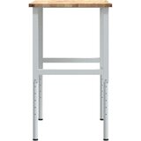 vidaXL Radni stol 100x60x(71,5-98) cm puno drvo hrast | shoptok.hr