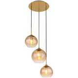 Globo 15788-3H - Viseći luster na sajli JAMESSA 3xE27/60W/230V mesing | Eponuda.com