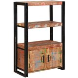 vidaXL Polica s Vrata Smeđa Čvrsto drvo reciklirano i metal Cijene