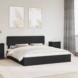  s od storage Crna 200 x 200 cm Konstruirano drvo | shoptok.hr