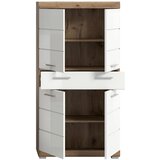 MID.YOU Srednje Visoka Omara Wave, Bela, Hrast | Shoptok.si
