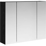  Kupaonski ormar s ogledalom Crni hrast 60 x 14,5 x 50 cm | shoptok.hr