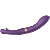 Funny Me Dual - punjivi, 2u1 vibrator za jezik (ljubičasti) | shoptok.hr