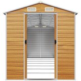  Vrtno spremište svjetlosmeđe 191 x 640 x 198 cm pocinčani čelik | shoptok.hr