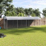 Vanjski kavez za pse s krovom 760 x 190 x 225 m | shoptok.hr