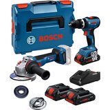 Bosch SET GSB 18V-65 Professional Akumulatorska udarna bušilica-odvrtač + GWS 18V-11 Professional Akumulatorska ugaona brusilica (06019N3303+06019N4100) | Eponuda.com