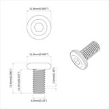 Vijak s plastičnom glavom 3600 pcs Srebrno Čelik | shoptok.hr