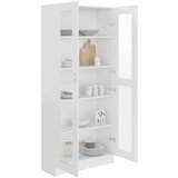  Vitrina bijela 82,5 x 30,5 x 185,5 cm od iverice | shoptok.hr