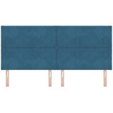  Uzglavlje s uzglavljem Tamno plava 200 cm Baršun | shoptok.hr