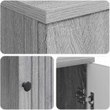  Stol s policom Siva sonoma 142,5 x 50 x 75 cm Konstruirano drvo | shoptok.hr