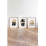 Wallity Huhu210 - 50 x 70 multicolor decorative framed mdf painting (3 pieces) | ePonuda.com
